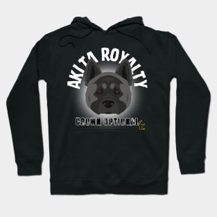 American Akita Royalty - crown optional Hoodie